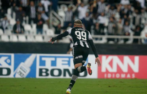 Botafogo x Brusque - Comemoração Navarro