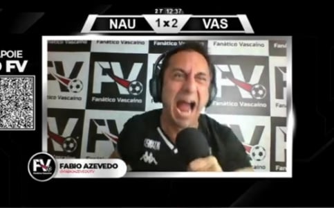 Fabio Azevedo narração Vasco x Náutico