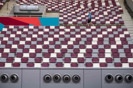 Ar-condicionado no Estádio Internacional Khalifa, em Doha, para a Copa do Mundo de 2022