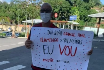 Inspetor de colégio ganha viagem com tudo pago para Palmeiras x Flamengo no Uruguai