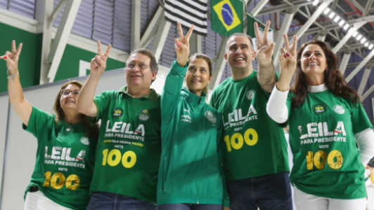 Leila Pereira - eleição do Palmeiras
