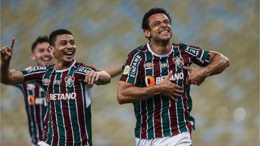 Fluminense x América-MG - Comemoração Fred