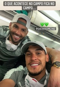 Weverton e Gómez