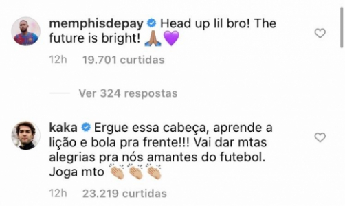 Jogadores se solidarizam com Andreas Pereira