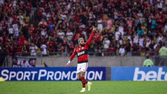 Flamengo x Ceará - Comemoração Gabigol
