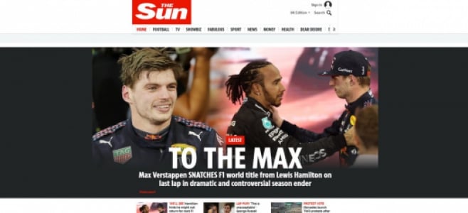 F1 no The Sun