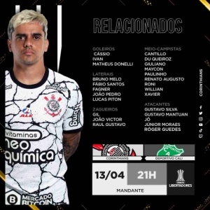 Relacionados - Corinthians x Deportivo Cali
