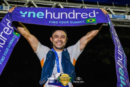 Com 14h49m28s, Jeferson Dias foi campeão dos 100 km da One Hundred® Rio Caminho do Ouro. (Foto de Matias Novo/Divulgação)