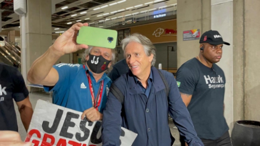 Jorge Jesus - Desembarque no Rio de Janeiro - 27/04/2022