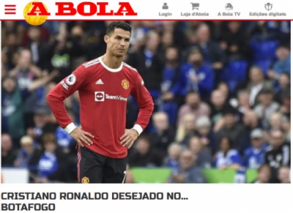 Capa Jornal "A Bola"