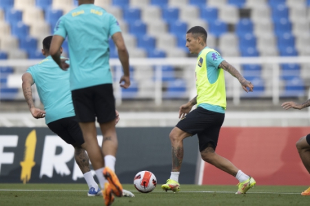 Treino da Seleção Brasileira em Seul