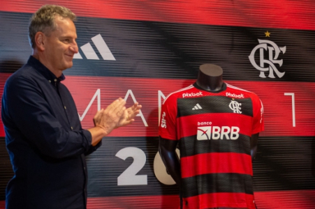 Nova camisa do Flamengo - Rodolfo Landim