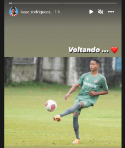 Isaac - Fluminense - Instagram