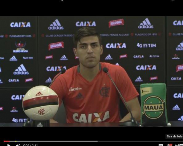 Thiago Ennes foi emprestado pelo Flamengo (Reprodução)