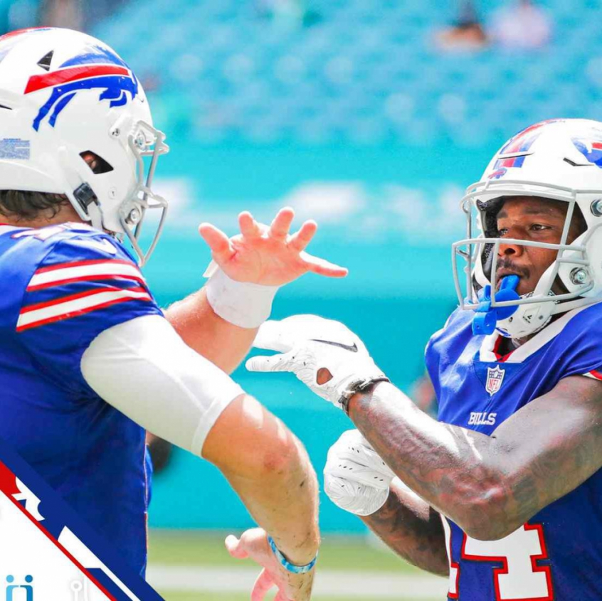 Josh Allen e Stephon Diggs Buffalo Bills