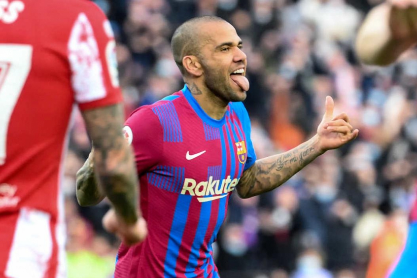 Barcelona x Atlético de Madrid - Daniel Alves