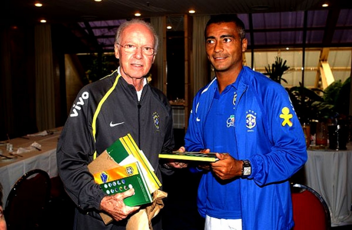 Romário e Zagallo - Seleção Brasileira (Foto: Divulgação)
