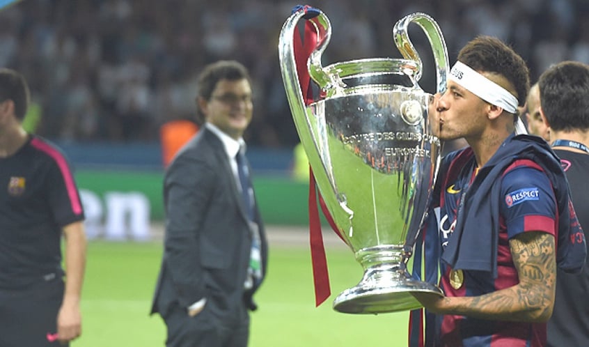 neymar champions league barcelona