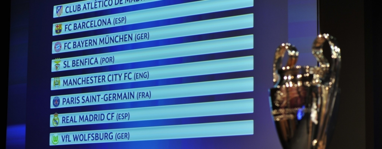 Sorteio Liga dos Campeões (Foto: Reprodução)