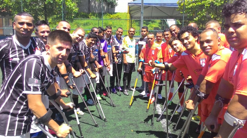 time de amputados do Corinthians