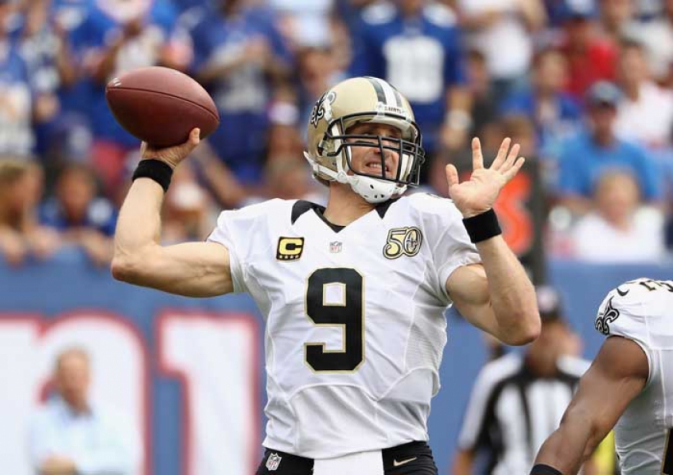 NY Giants x New Orleans Saints - Drew Brees