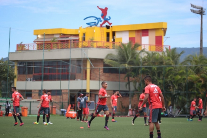 Treino do Flamengo no CFZ
