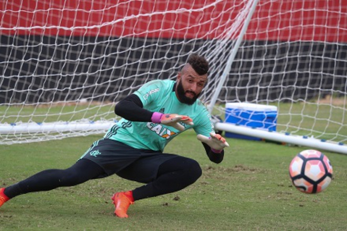 Muralha em treino do Flamengo (Gilvan de Souza / Flamengo)