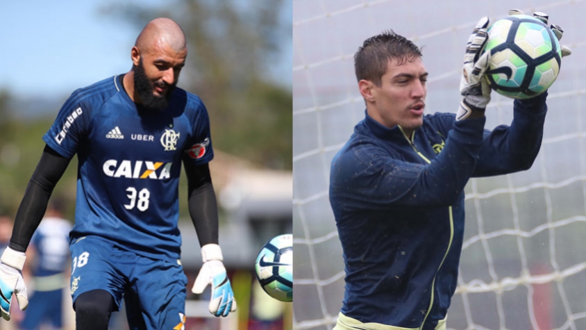 Sem Diego Alves, Alex Muralha e Thiago brigam por vaga na decisão