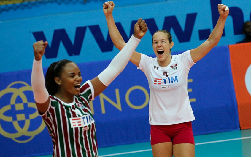 Fluminense comemora ponto (Foto: Lucas Merçon/FFC)