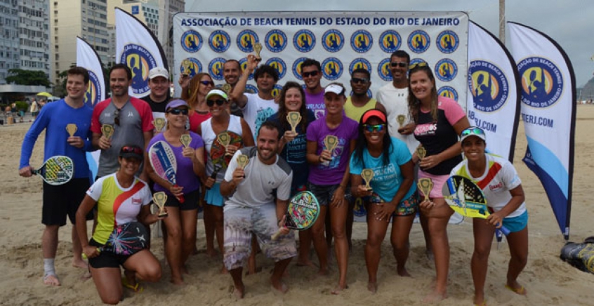 Campeões do Circuito RJ Beach Tennis