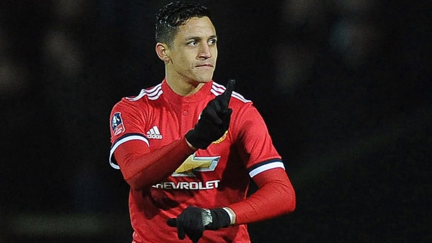 Sánchez - Yeovil Town x Manchester United
