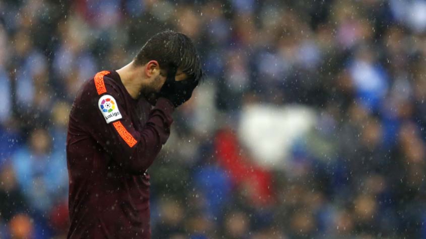 Espanyol x Barcelona - Piqué