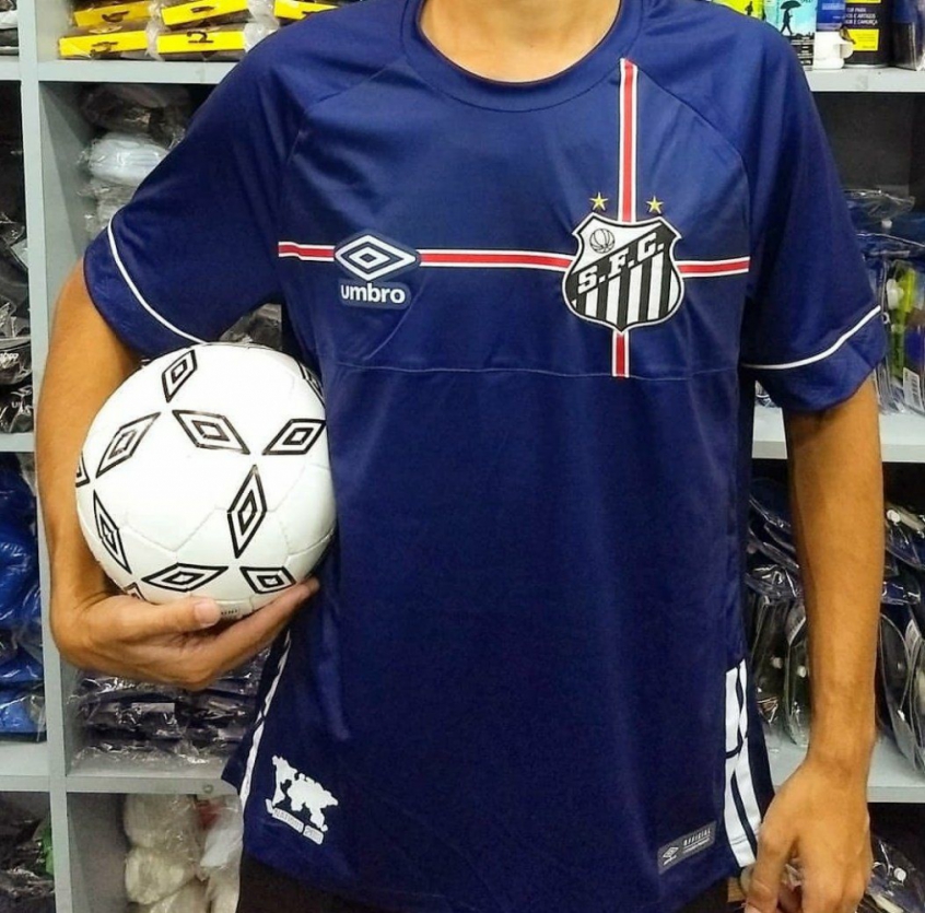 camisa vermelha do santos