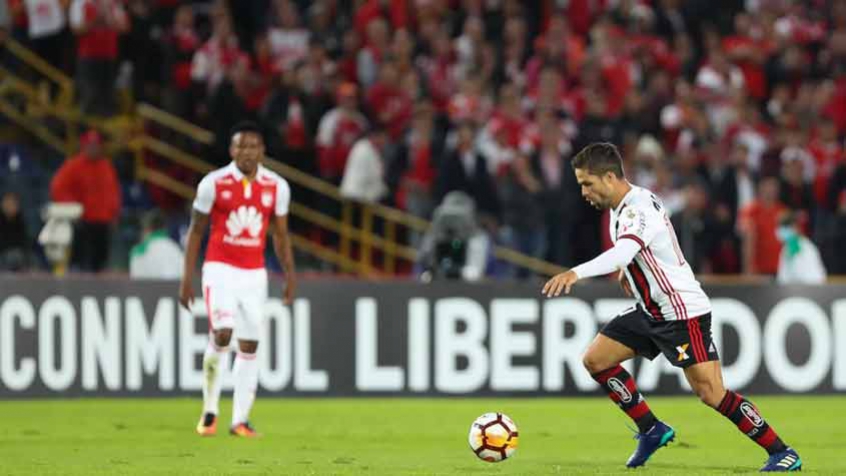 Diego vê superação do Fla e valoriza ponto como visitante na Libertadores