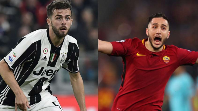 Pjanic, da Juventus e Manolas, da Roma