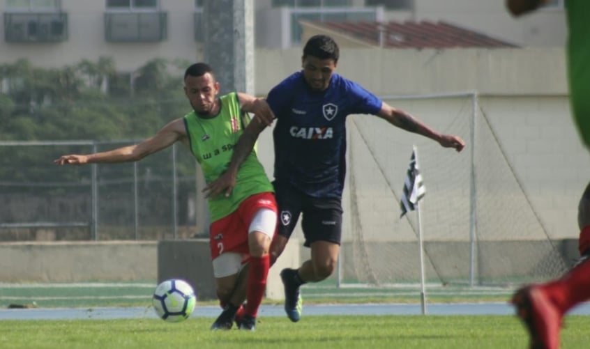 Botafogo x Bangu - jogo-treino