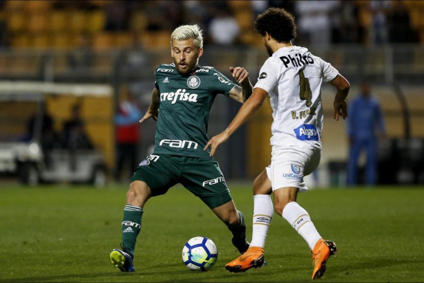 Santos cutuca Palmeiras e faz vídeo 'looping' de caneta em Lucas Lima | LANCE!