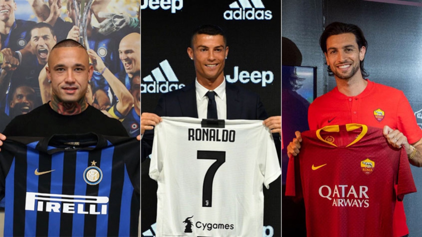 Montagem nainggolan, cr7, pastore