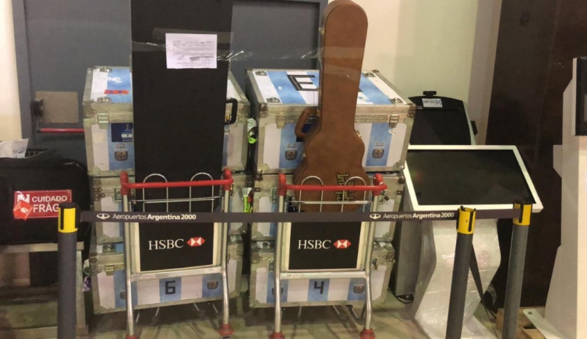 Produtos apreendidos Argentina