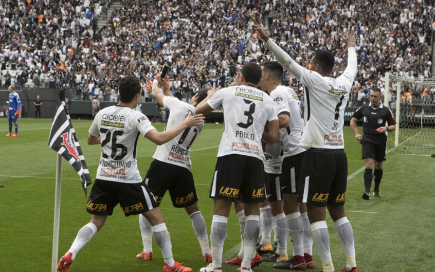Corinthians 3 x 2 Palmeiras - Campeonato Brasileiro 2017: 46.090 pagantes.