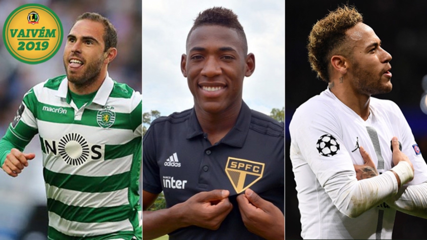 Montagem Bruno Cesar, Leo Pelé e Neymar