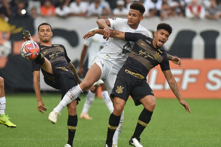 Corinthians X Santos Na Arena Timao Tem Ampla Vantagem Confira Lance