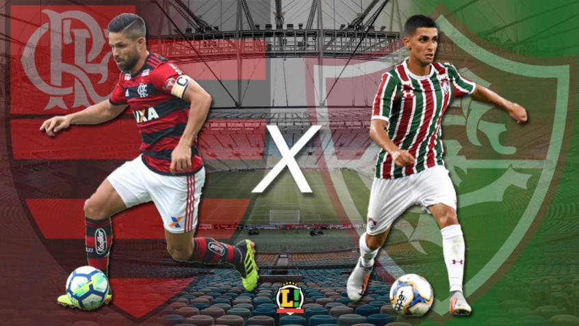 Montagem - Fla x Flu