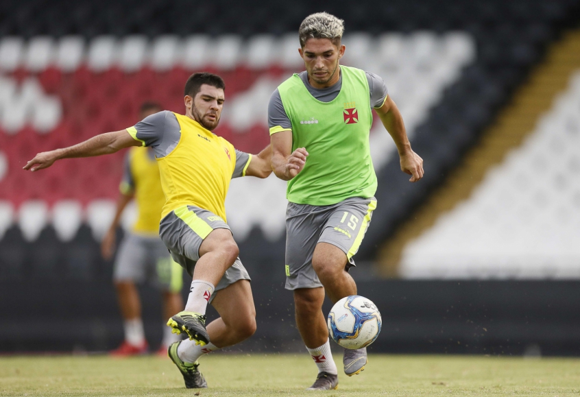 Treino Vasco - Dudu e Andrey
