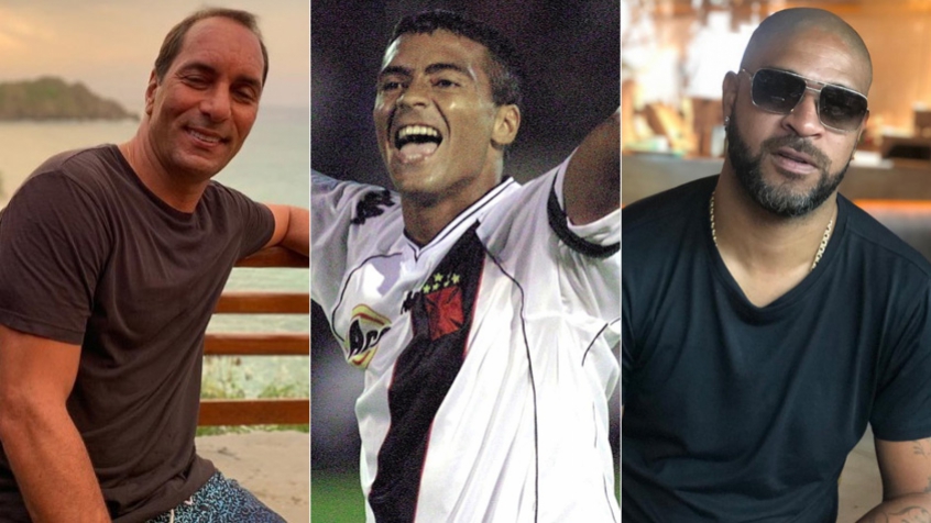 Edmundo, Romário, Adriano