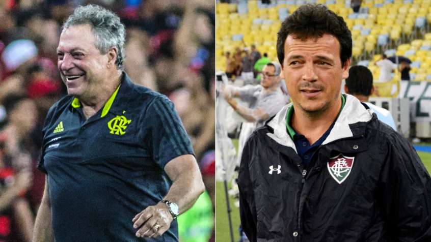 Montagem Abel Braga e Fernando Diniz