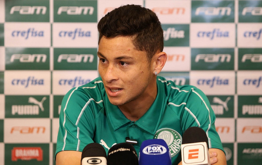 Diogo não comemora sorteio e fala em sonho de vencer a Libertadores pelo Palmeiras