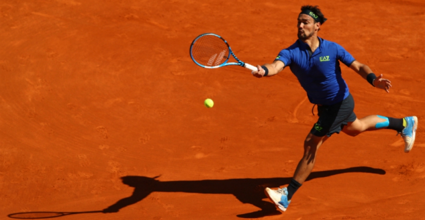 Fabio Fognini vence de virada Andrey Rublev em Mônaco