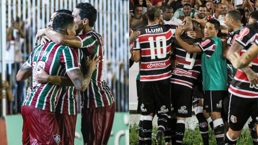 Montagem Fluminense e Santa Cruz