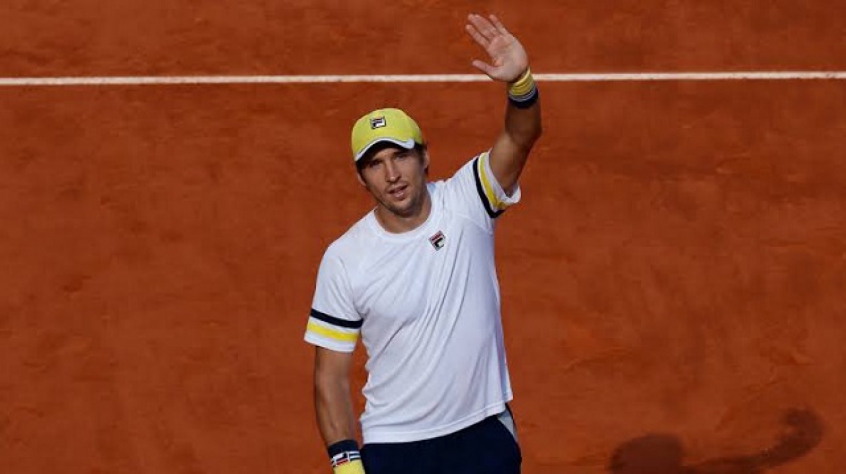 Dusan Lajovic no Masters de Monte Carlo em 2019